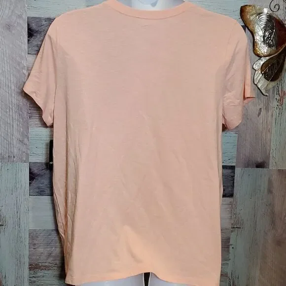Torrid Sz 1X Soft Pink More Love Super Soft Slub Jersey Vintage Tee Plus New - Picture 6 of 7